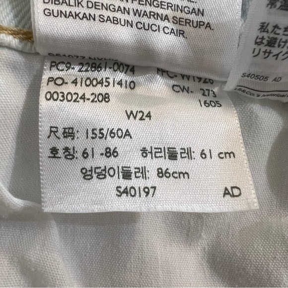 Levi’s Wedgie Icon Fit Denim 22861-0074 Size 24 - Picture 14 of 16